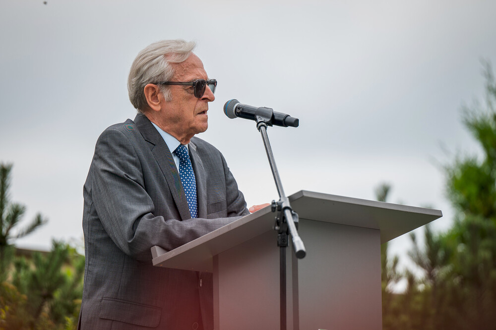 Uroczystość poświęcona Henrykowi Sławikowi – górnośląskiemu Sprawiedliwemu wśród Narodów Świata – Jastrzębie-Zdrój, 14 lipca 2024. Fot.: IPN K. Łojko