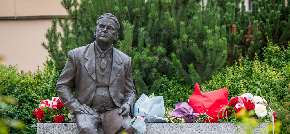 Uroczystość poświęcona Henrykowi Sławikowi – górnośląskiemu Sprawiedliwemu wśród Narodów Świata – Jastrzębie-Zdrój, 14 lipca 2024. Fot.: IPN K. Łojko