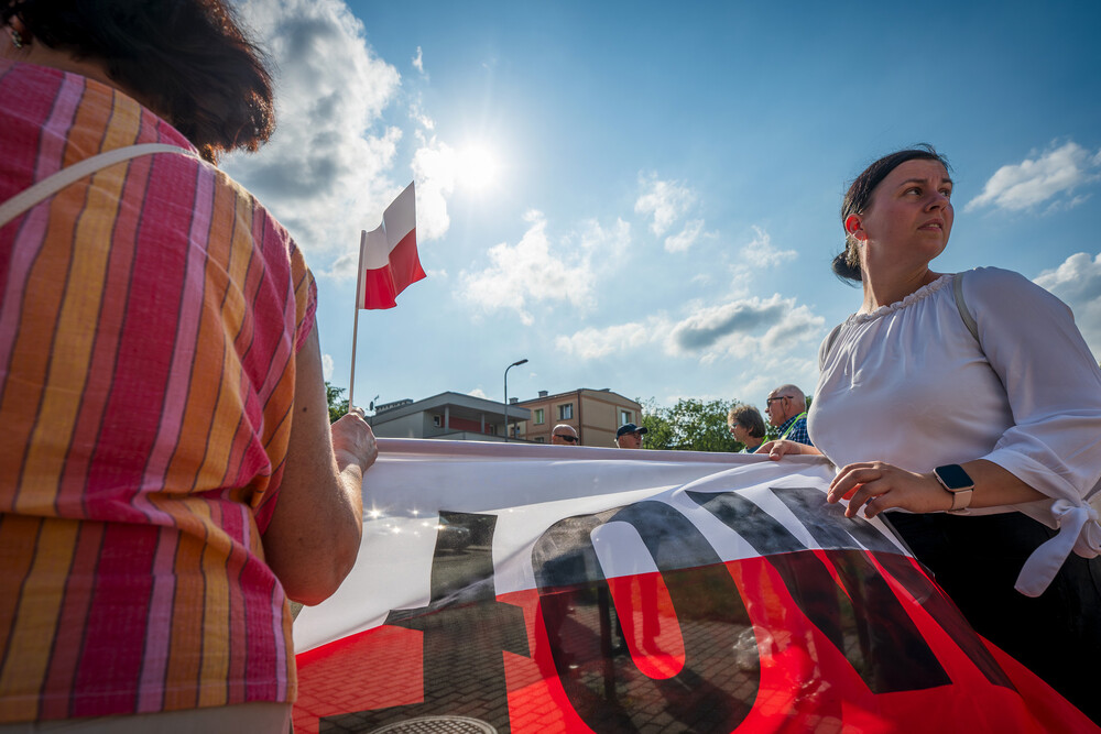 Uroczystość upamiętniająca ludobójstwo na Wołyniu i Kresach Południowo-Wschodnich – Tychy, 13 lipca 2024. Fot.: IPN K. Łojko