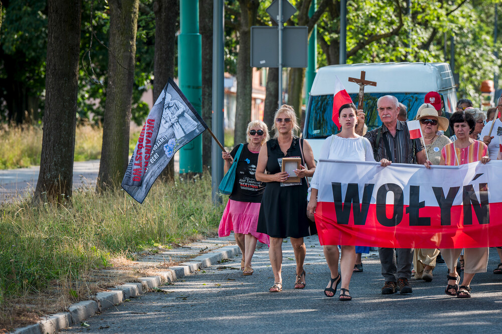 Uroczystość upamiętniająca ludobójstwo na Wołyniu i Kresach Południowo-Wschodnich – Tychy, 13 lipca 2024. Fot.: IPN K. Łojko