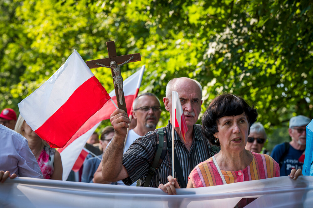 Uroczystość upamiętniająca ludobójstwo na Wołyniu i Kresach Południowo-Wschodnich – Tychy, 13 lipca 2024. Fot.: IPN K. Łojko