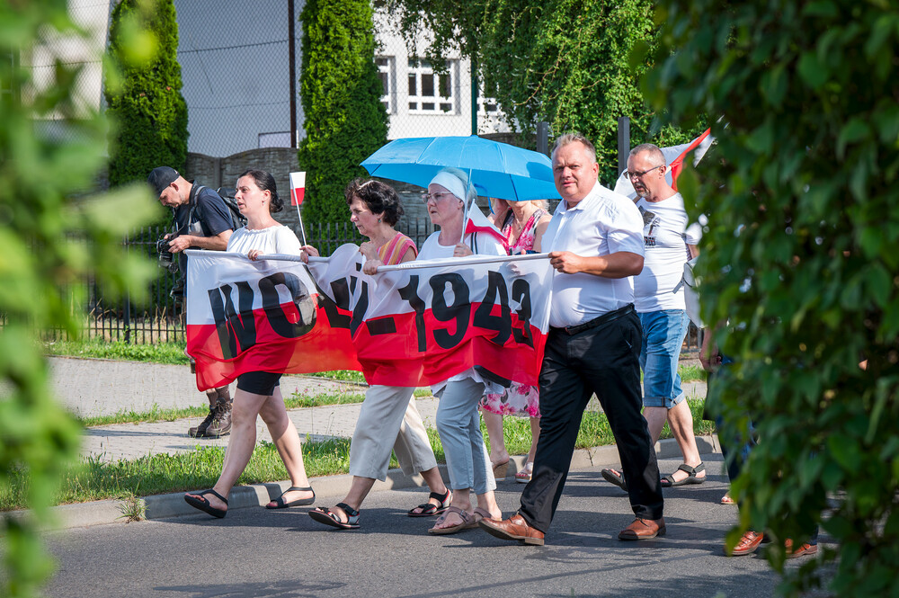 Uroczystość upamiętniająca ludobójstwo na Wołyniu i Kresach Południowo-Wschodnich – Tychy, 13 lipca 2024. Fot.: IPN K. Łojko