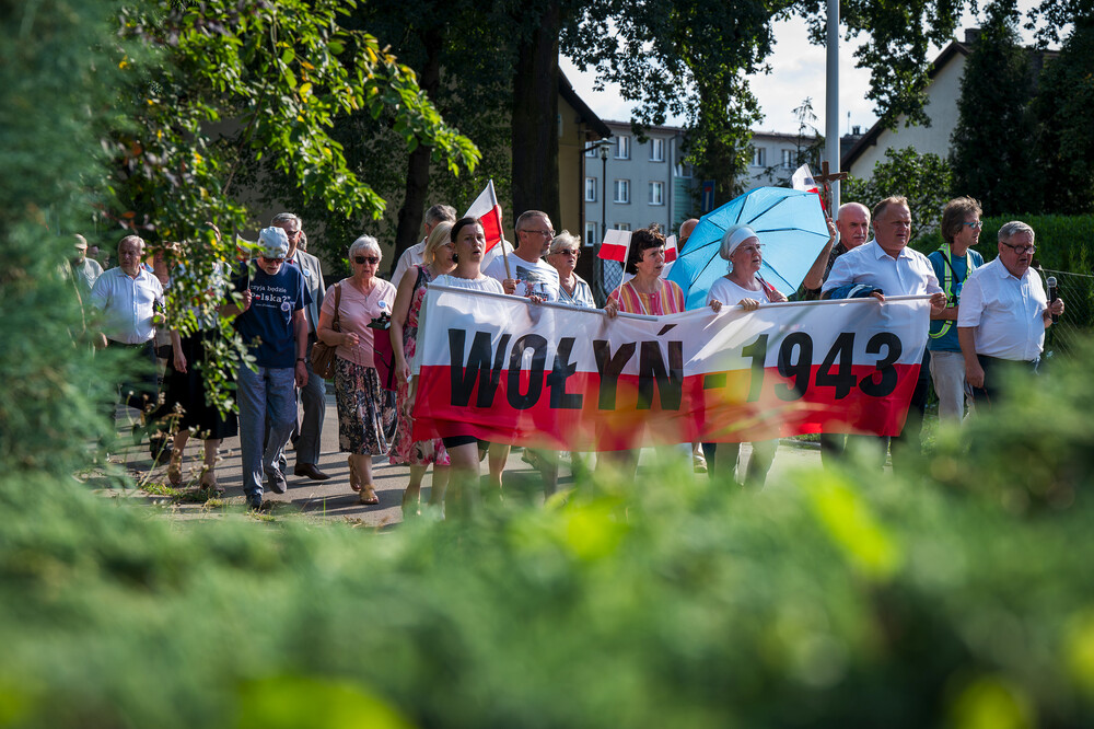 Uroczystość upamiętniająca ludobójstwo na Wołyniu i Kresach Południowo-Wschodnich – Tychy, 13 lipca 2024. Fot.: IPN K. Łojko