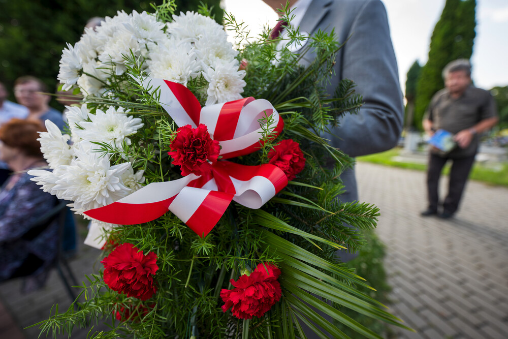 Uroczystość upamiętniająca ludobójstwo na Wołyniu i Kresach Południowo-Wschodnich – Tychy, 13 lipca 2024. Fot.: IPN K. Łojko