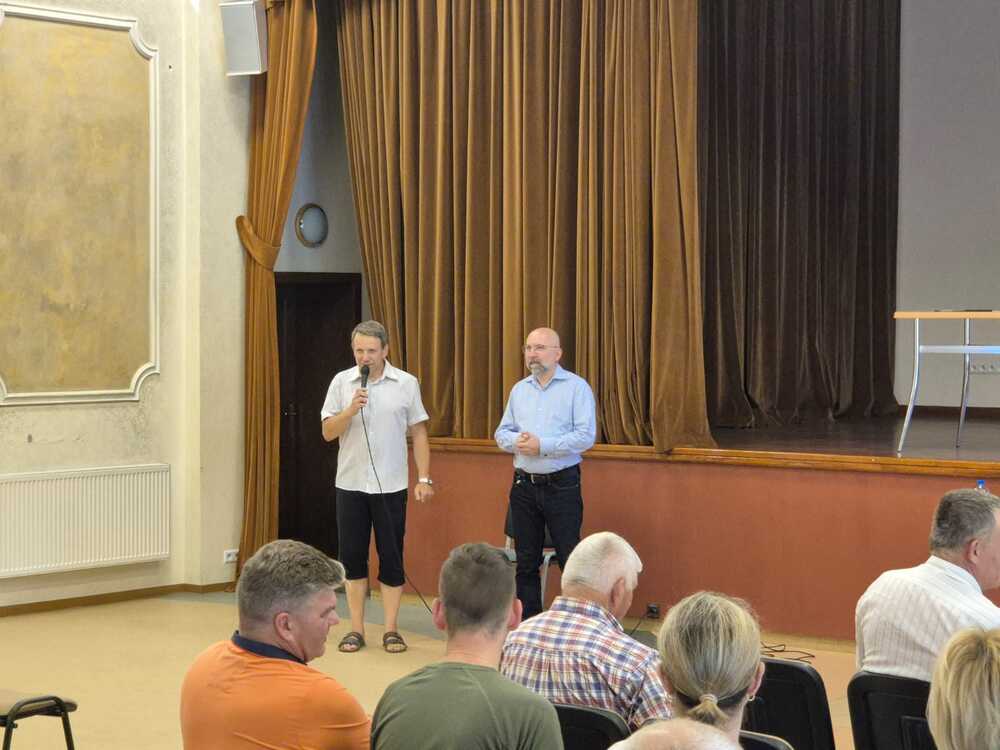 Wykład popularno-naukowy Ryszarda Mozgola pt. „Uwarunkowania międzynarodowe sprawy górnośląskiej w latach 1918-1922” – Mielec, 15 lipca 2024. Fot.: IPN