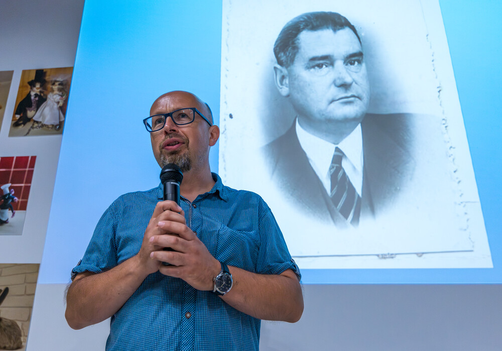 Prelekcja dr. Tomasza Kurpierza „Henryk Sławik 1894-1944. Górnośląski Sprawiedliwy wśród Narodów Świata” – 7. edycja Przystanku Muzeum w Galerii Historii Miasta – Jastrzębie-Zdrój, 16 lipca 2024. Fot.: IPN K. Łojko