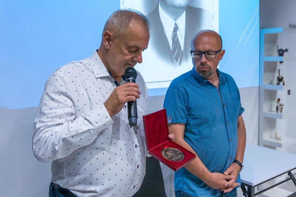 Prelekcja dr. Tomasza Kurpierza „Henryk Sławik 1894-1944. Górnośląski Sprawiedliwy wśród Narodów Świata” – 7. edycja Przystanku Muzeum w Galerii Historii Miasta – Jastrzębie-Zdrój, 16 lipca 2024. Fot.: IPN K. Łojko