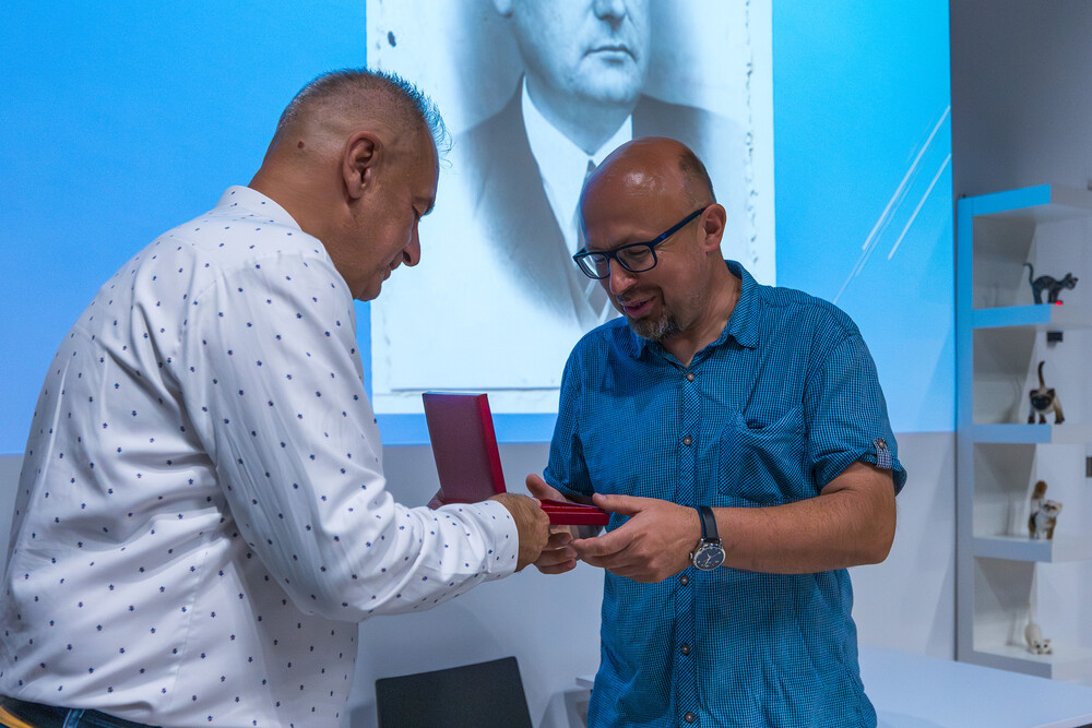 Prelekcja dr. Tomasza Kurpierza „Henryk Sławik 1894-1944. Górnośląski Sprawiedliwy wśród Narodów Świata” – 7. edycja Przystanku Muzeum w Galerii Historii Miasta – Jastrzębie-Zdrój, 16 lipca 2024. Fot.: IPN K. Łojko