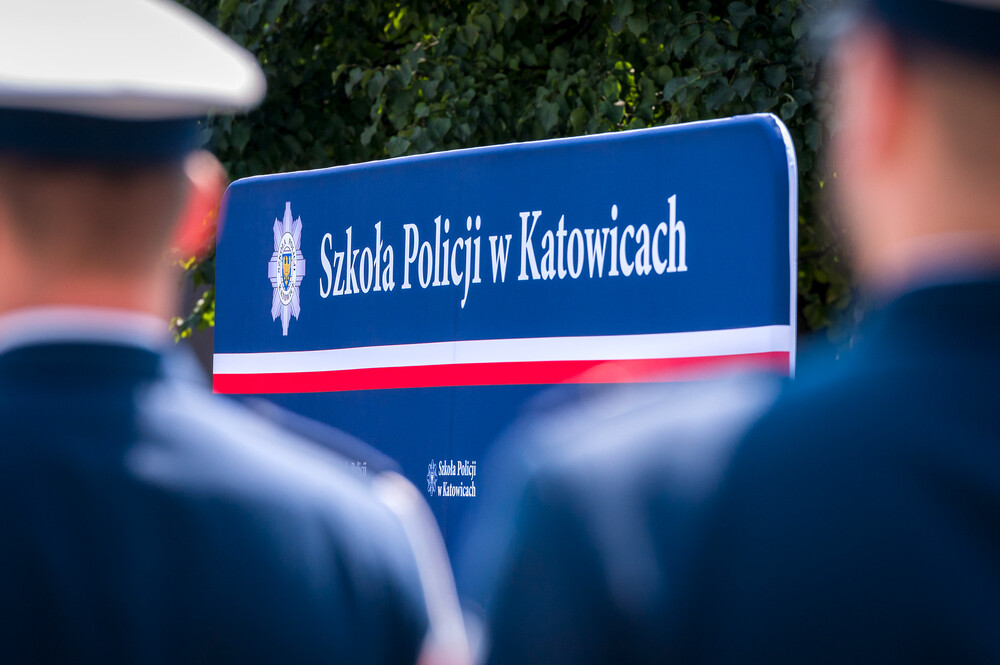 Uroczysty apel z okazji Święta Policji oraz 25-lecia utworzenia Szkoły Policji w Katowicach – Katowice, 26 lipca 2024. Fot.: IPN K. Łojko