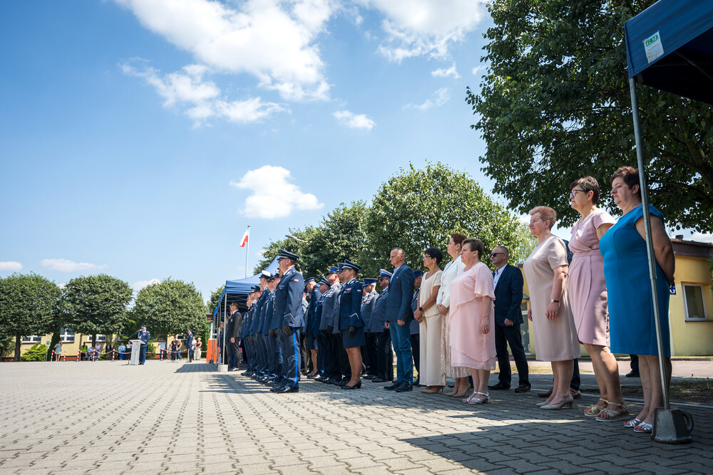 Uroczysty apel z okazji Święta Policji oraz 25-lecia utworzenia Szkoły Policji w Katowicach – Katowice, 26 lipca 2024. Fot.: IPN K. Łojko