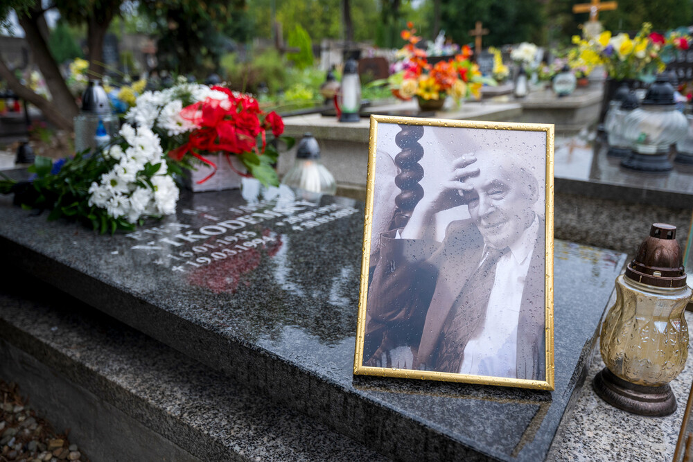 Uroczystość oznaczenia grobu śp. Janusza Nikodemskiego znakiem pamięci „Grób weterana walk o wolności niepodległość Polski” – w 80. rocznicę wybuchu Powstania Warszawskiego – Katowice, 1 sierpnia 2024. Fot.: IPN K. Łojko