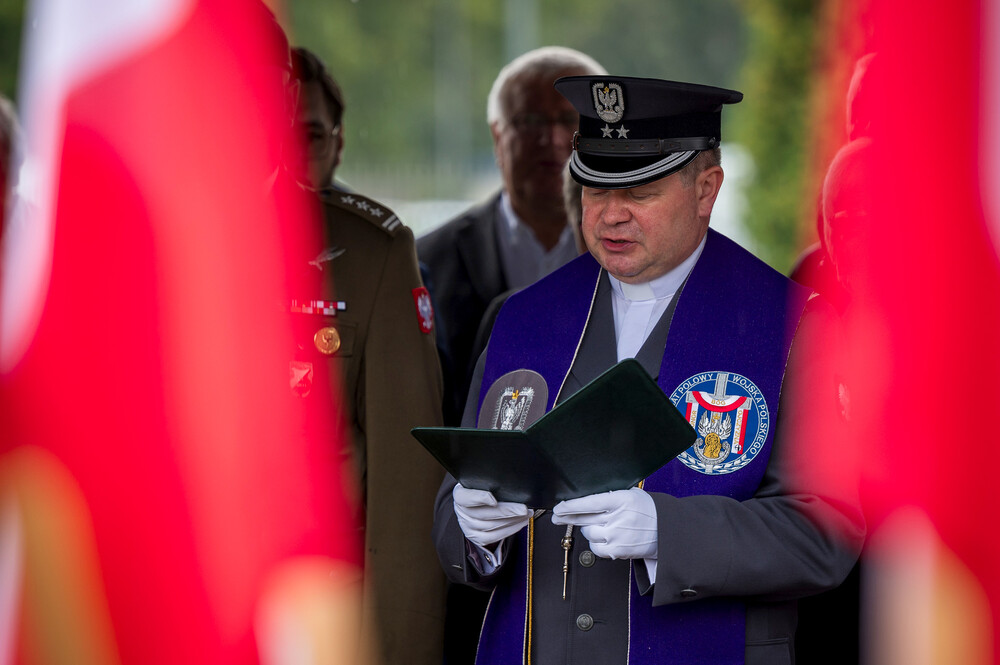 Uroczystość oznaczenia grobu śp. Janusza Nikodemskiego znakiem pamięci „Grób weterana walk o wolności niepodległość Polski” – w 80. rocznicę wybuchu Powstania Warszawskiego – Katowice, 1 sierpnia 2024. Fot.: IPN K. Łojko