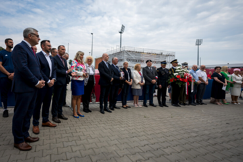 Odsłonięcie tablicy upamiętniającej Mariana Federaka – Częstochowa, 2 sierpnia 2024
