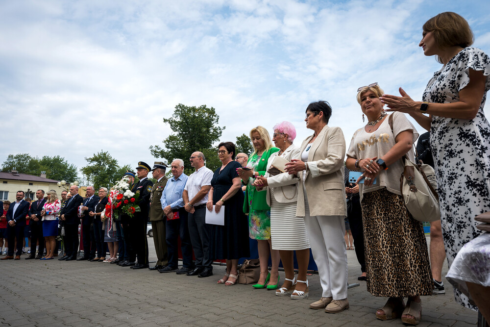 Odsłonięcie tablicy upamiętniającej Mariana Federaka – Częstochowa, 2 sierpnia 2024