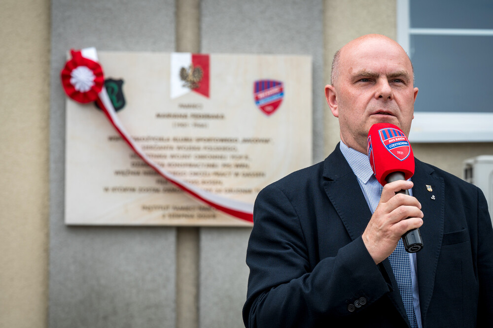 Odsłonięcie tablicy upamiętniającej Mariana Federaka – Częstochowa, 2 sierpnia 2024