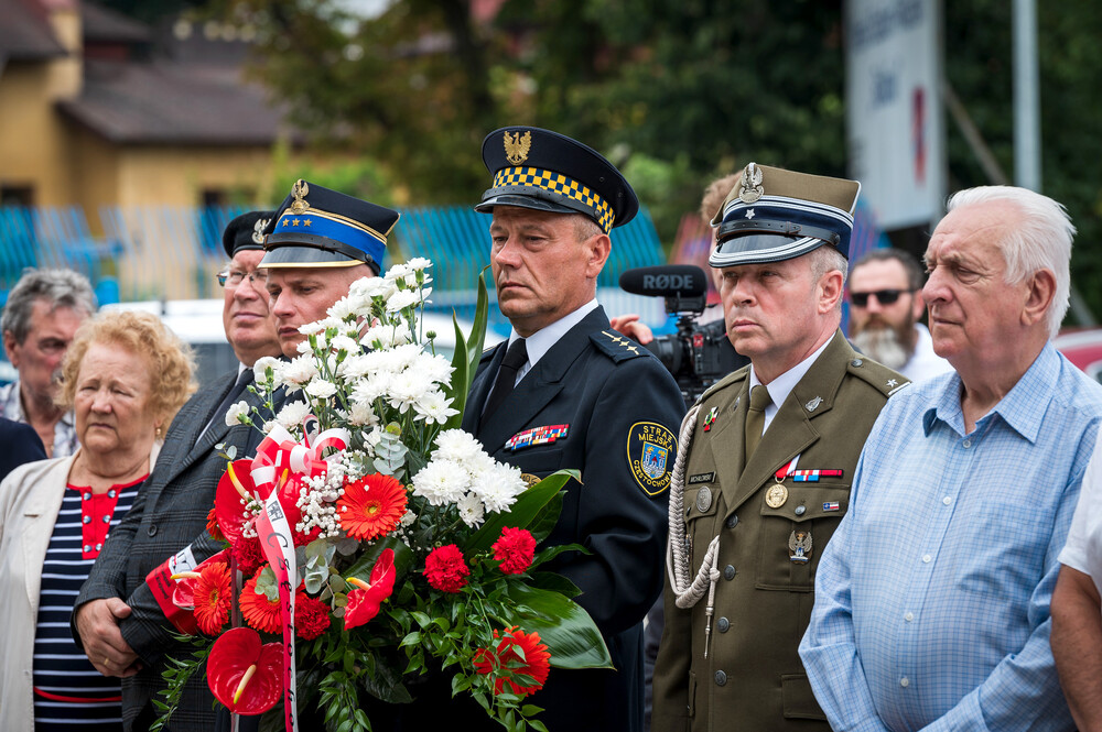 Odsłonięcie tablicy upamiętniającej Mariana Federaka – Częstochowa, 2 sierpnia 2024