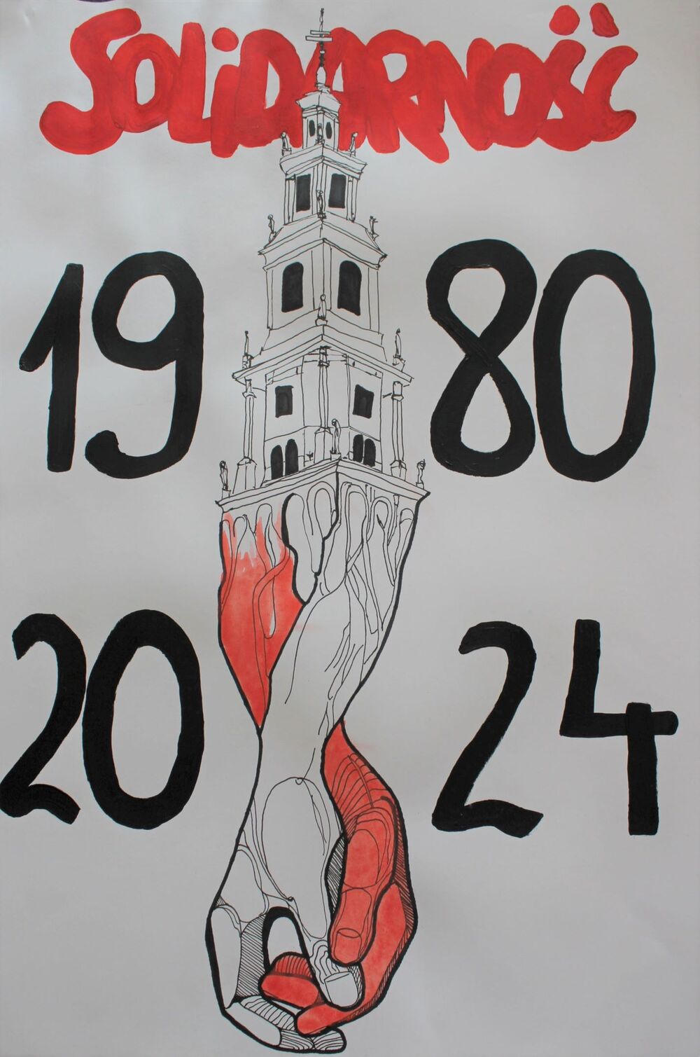 Drugą nagrodę zdobyła Nina Pępek za pracę „Korzenie jedności”.