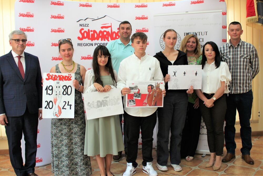 Podsumowanie trzeciej edycji konkursu plastycznego „Solidarność w oczach młodzieży”.