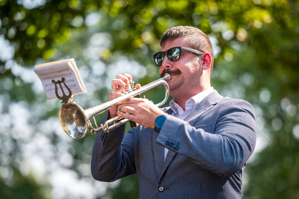 Oznaczenie grobu powstańca śląskiego dr. Stanisława Skiby znakiem pamięci „Tobie Polsko” – Ruda Śląska, 27 sierpnia 2024. Fot.: IPN K. Łojko