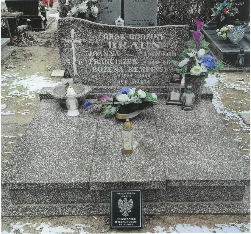 Grób Franciszka Brauna