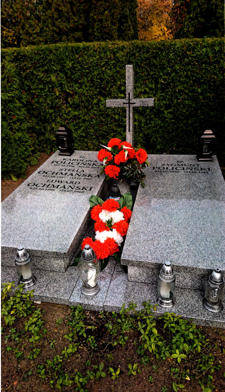 Grób Edwarda Ochmańskiego.