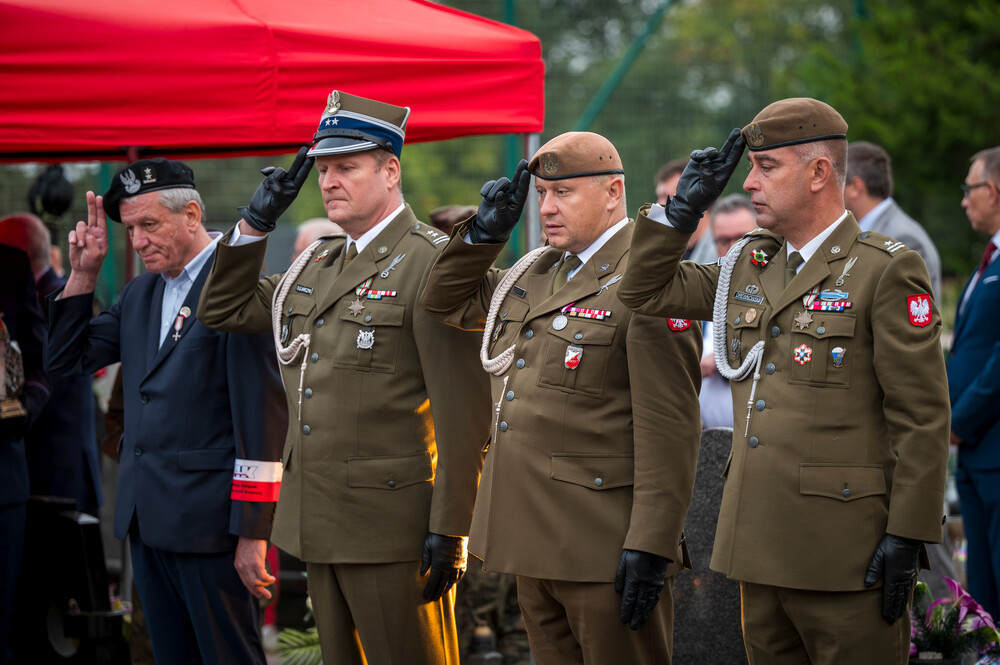 "Pamiętamy o żołnierzach broniących Westerplatte" – Gliwice, 1 września 2024. Fot.: IPN K. Łojko