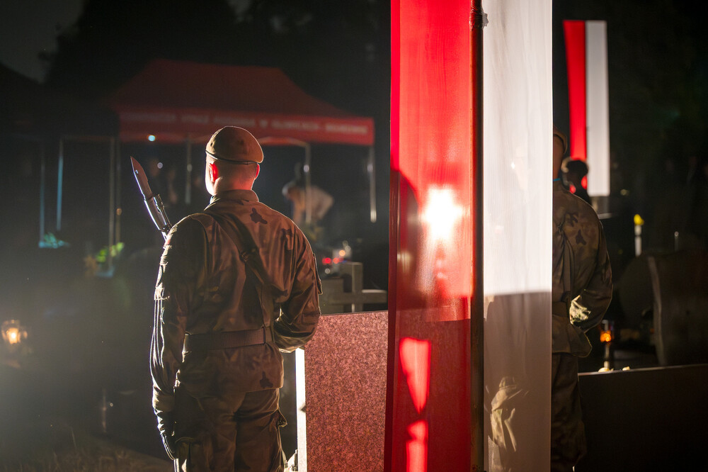 "Pamiętamy o żołnierzach broniących Westerplatte" – Gliwice, 1 września 2024. Fot.: IPN K. Łojko