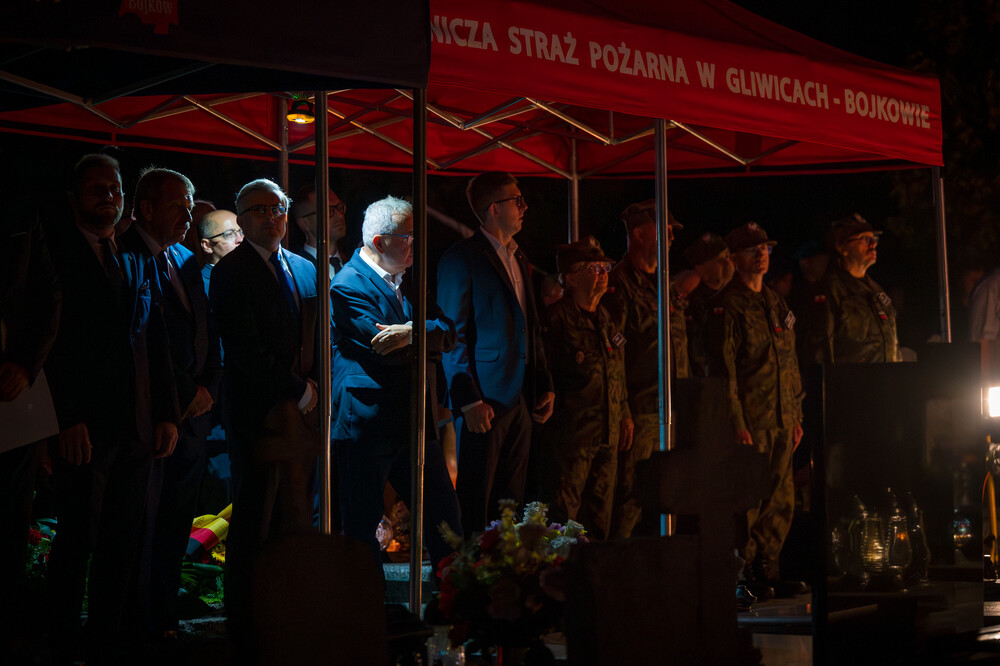 "Pamiętamy o żołnierzach broniących Westerplatte" – Gliwice, 1 września 2024. Fot.: IPN K. Łojko