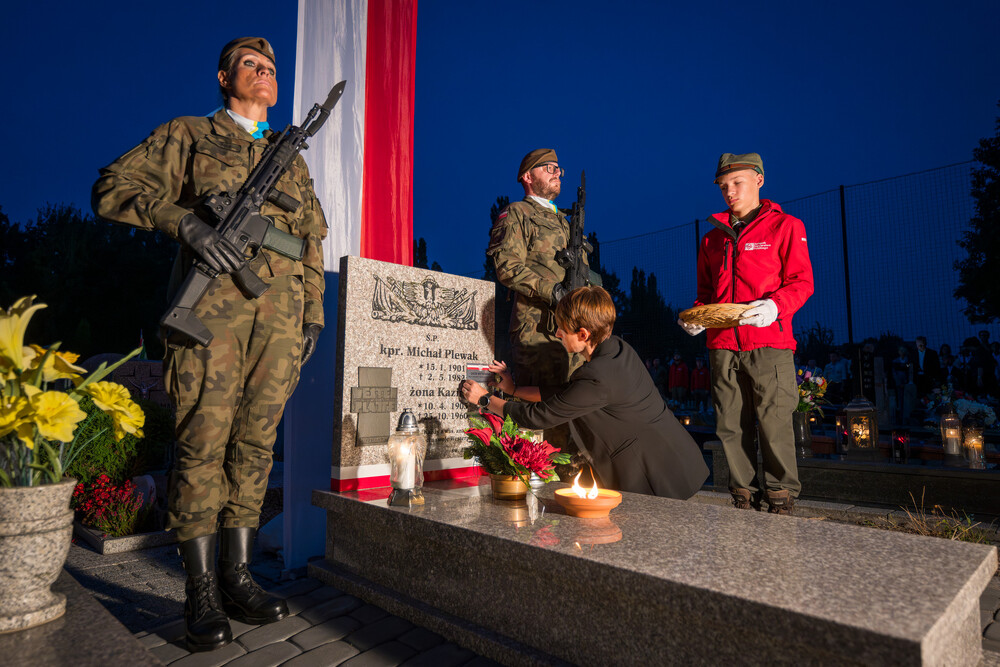 "Pamiętamy o żołnierzach broniących Westerplatte" – Gliwice, 1 września 2024. Fot.: IPN K. Łojko
