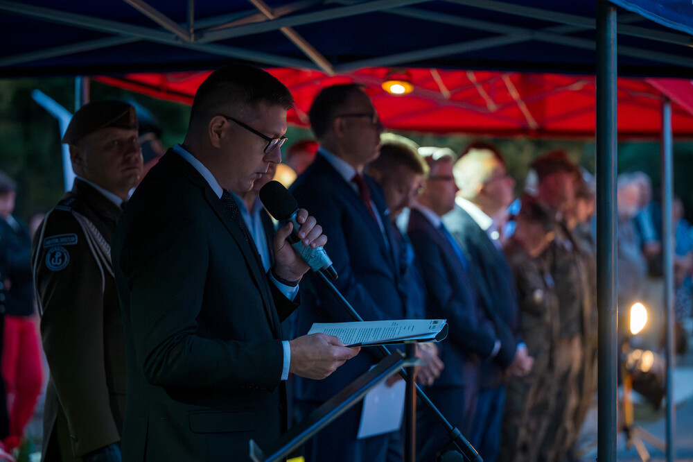 "Pamiętamy o żołnierzach broniących Westerplatte" – Gliwice, 1 września 2024. Fot.: IPN K. Łojko