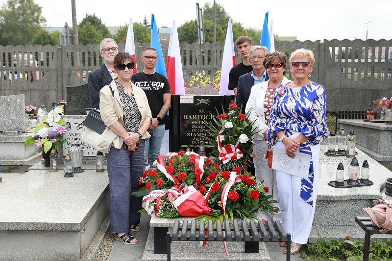 Upamiętniono Westerplatczyka Stanisława Bartochę w 85. rocznica wybuchu II wojny światowej. Fot. Mariusz Binkiewicz/UM w Sosnowcu