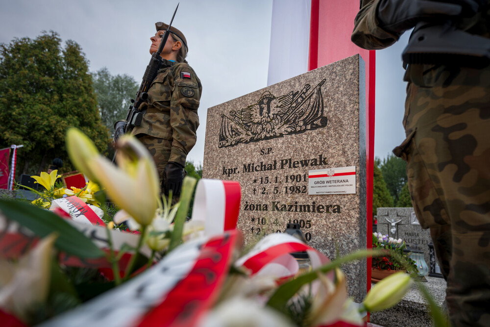 Grób kpr. Michała Plewaka. Fot. Krzysztof Łojko/IPN