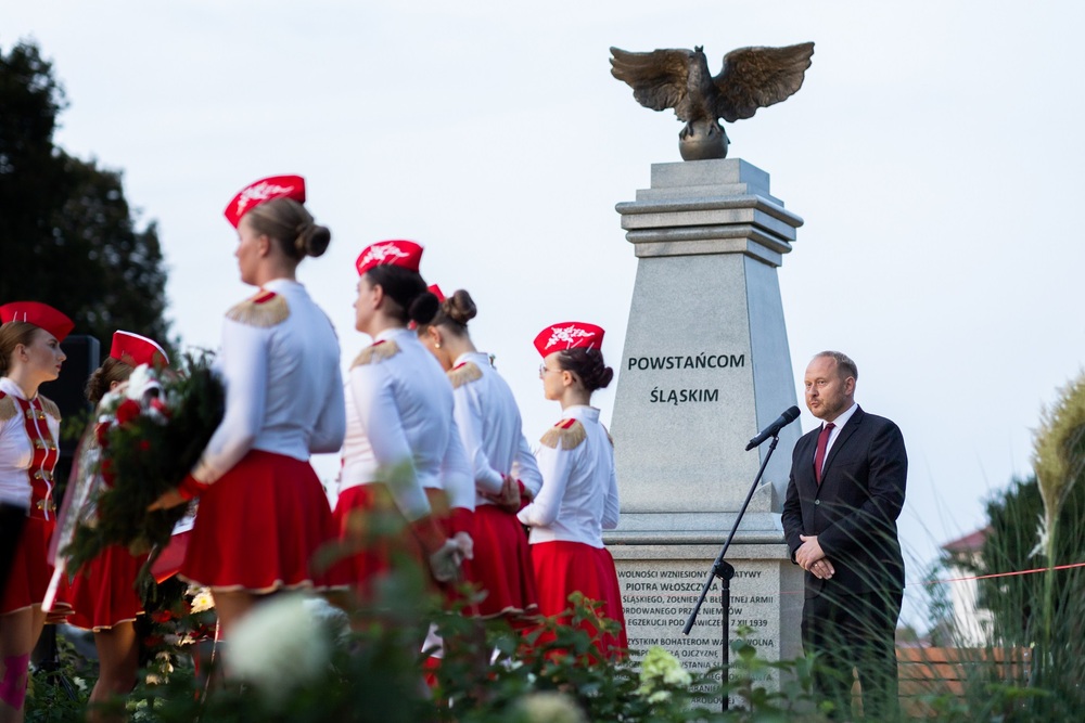Upamiętnienie powstańców śląskich w Glinicy. Fot. Gmina Ciasna