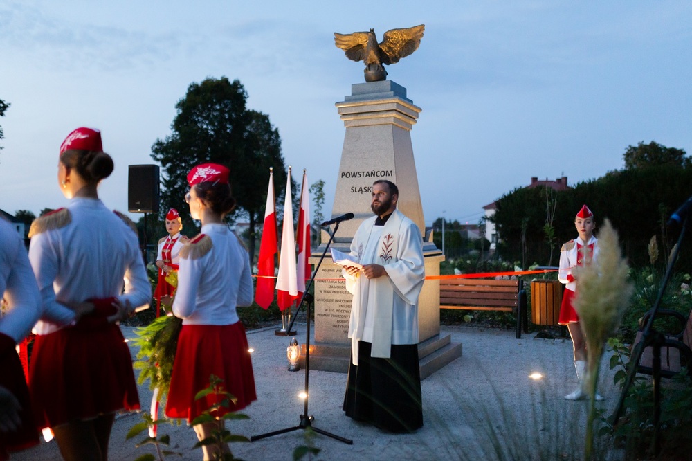Upamiętnienie powstańców śląskich w Glinicy. Fot. Gmina Ciasna