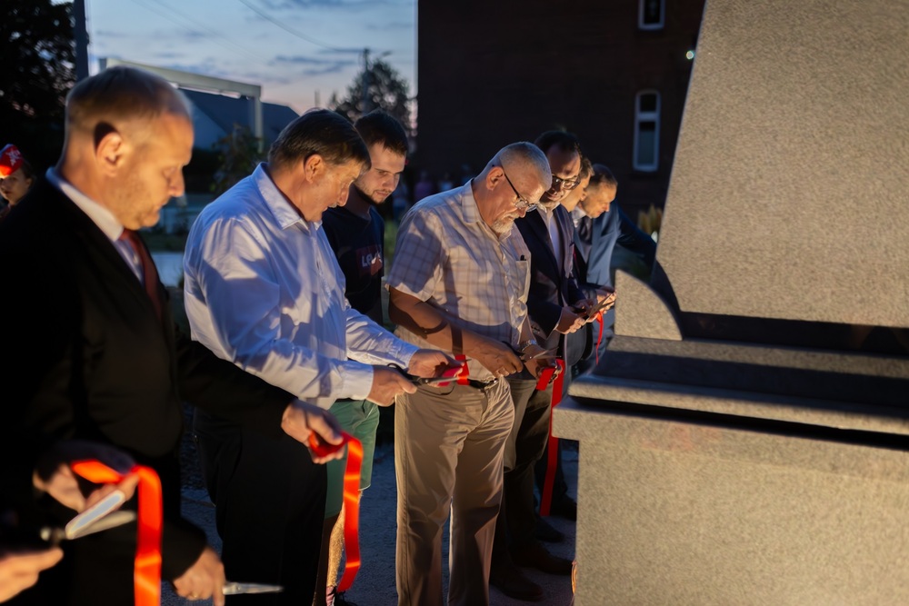 Upamiętnienie powstańców śląskich w Glinicy. Fot. Gmina Ciasna