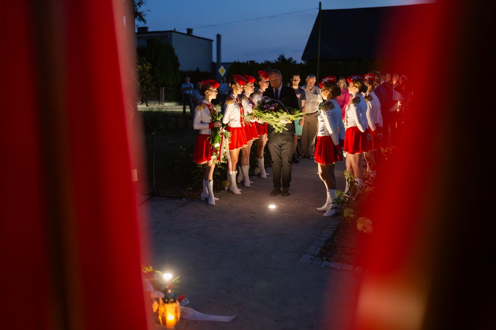 Upamiętnienie powstańców śląskich w Glinicy. Fot. Gmina Ciasna