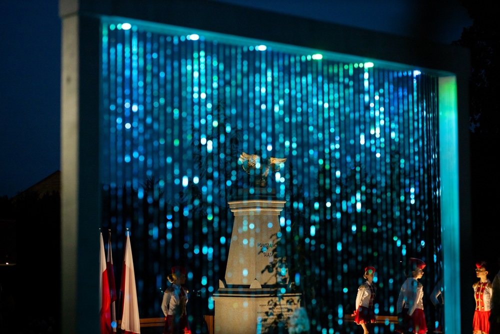 Upamiętnienie powstańców śląskich w Glinicy. Fot. Gmina Ciasna