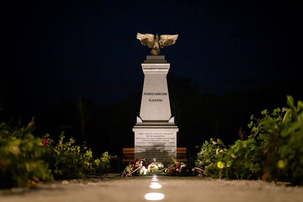 Upamiętnienie powstańców śląskich w Glinicy. Fot. Gmina Ciasna