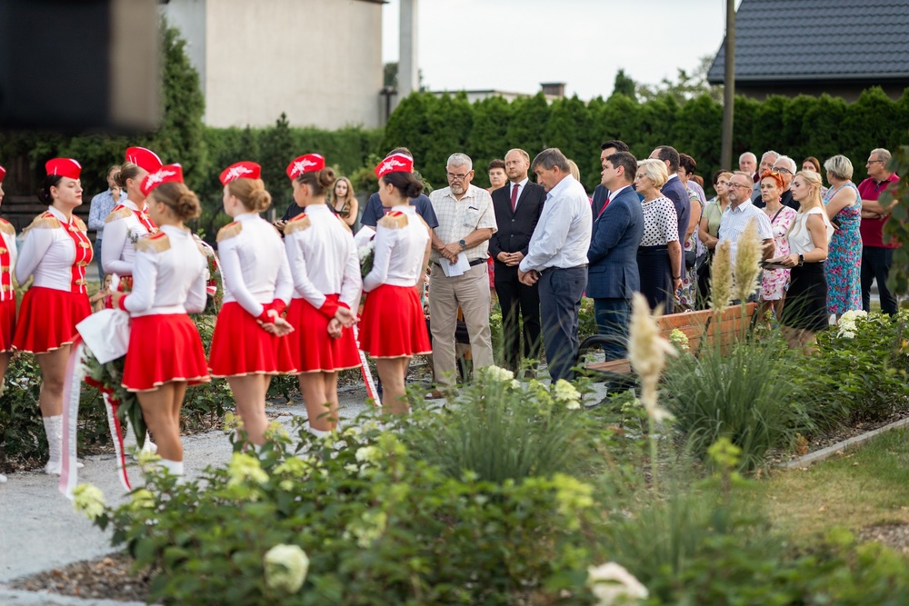 Upamiętnienie powstańców śląskich w Glinicy. Fot. Gmina Ciasna