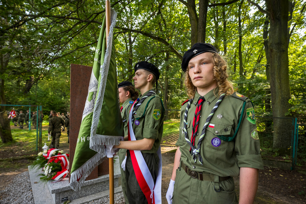Upamiętnienie Powstańców Śląskich w Orzeszu-Zawiści, 3 września 2024. Fot.: IPN K. Łojko