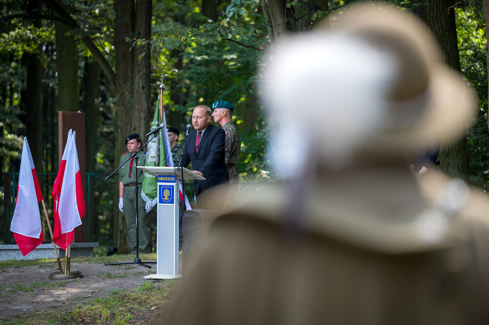 Upamiętnienie Powstańców Śląskich w Orzeszu-Zawiści, 3 września 2024. Fot.: IPN K. Łojko