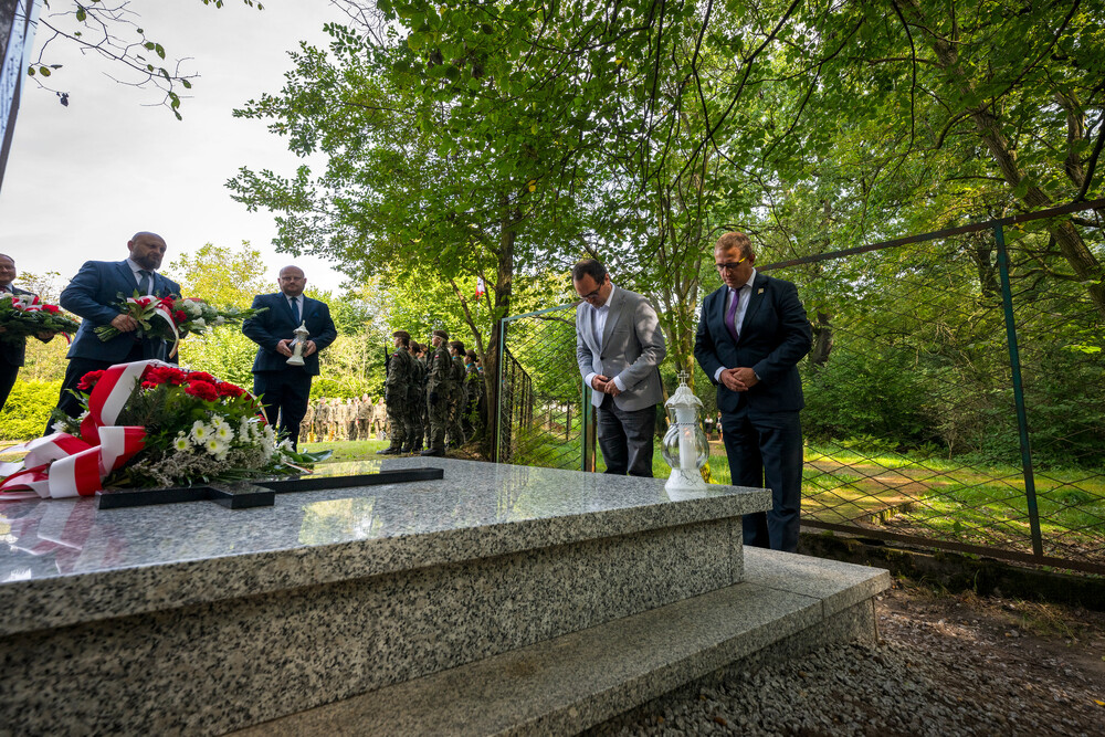 Upamiętnienie Powstańców Śląskich w Orzeszu-Zawiści, 3 września 2024. Fot.: IPN K. Łojko