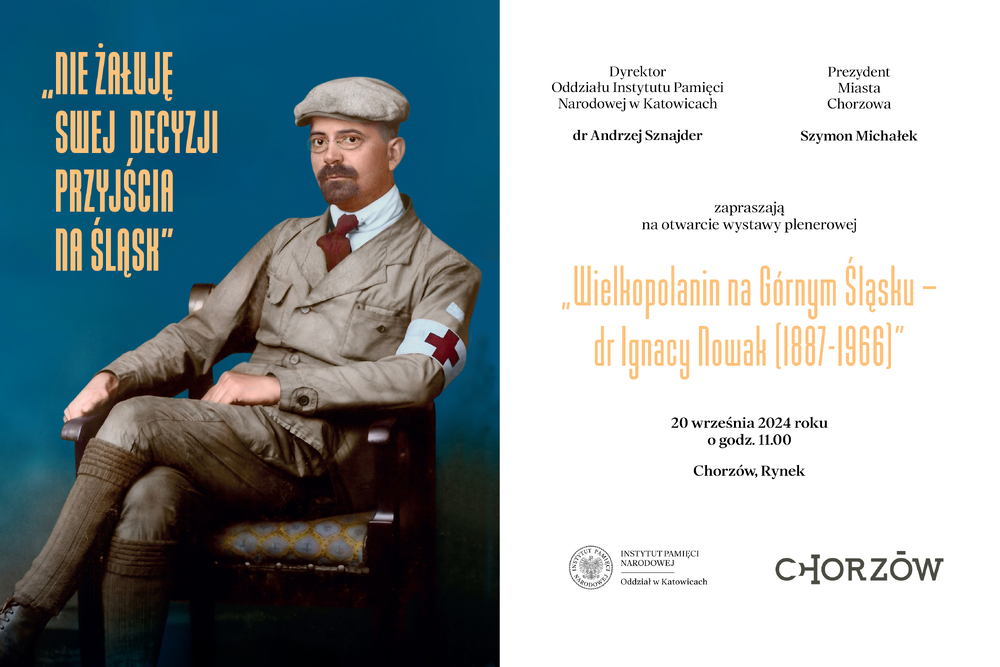Otwarcie wystawy „Wielkopolanin na Górnym Śląsku – dr Ignacy Nowak (1887-1966)” – Chorzów, 20 września 2024