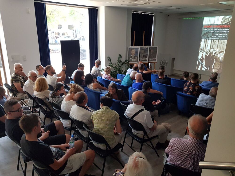 Krwawy Poniedziałek 4 IX 1939. W 85. rocznicę niemieckiej zbrodni wojennej na mieszkańcach Częstochowy. Fot. Adam Kurus/IPN