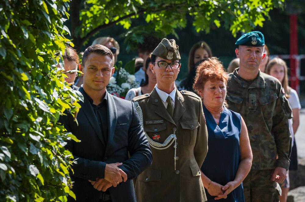 Uroczystości pogrzebowe Józefa Lewickiego, żołnierza VII Śląskiego Okręgu NSZ – Szczyrk, 6 września 2024. Fot.: IPN K. Łojko