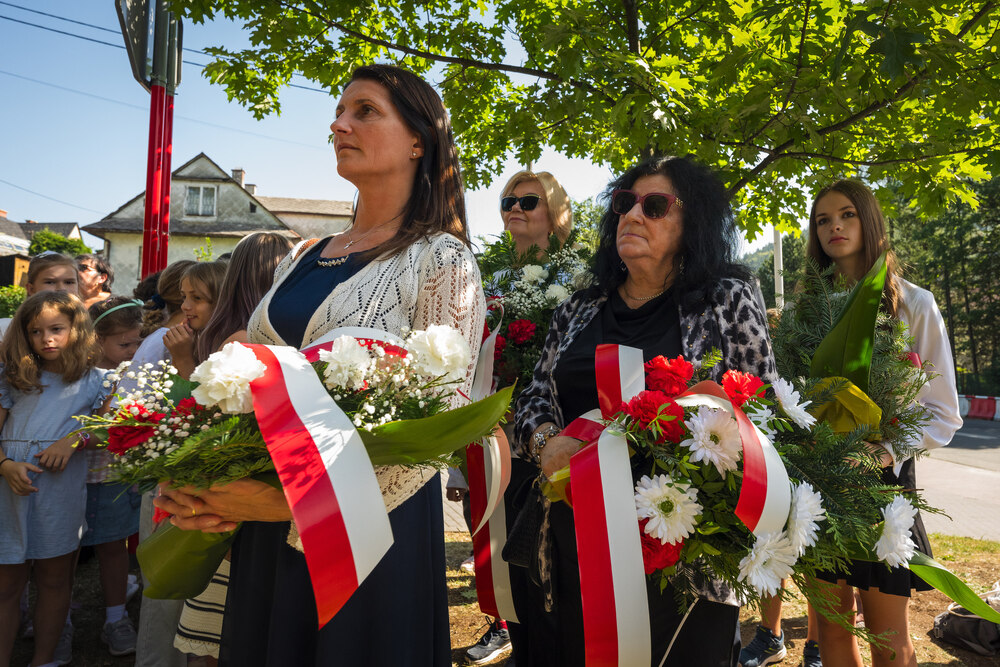 Uroczystości pogrzebowe Józefa Lewickiego, żołnierza VII Śląskiego Okręgu NSZ – Szczyrk, 6 września 2024. Fot.: IPN K. Łojko