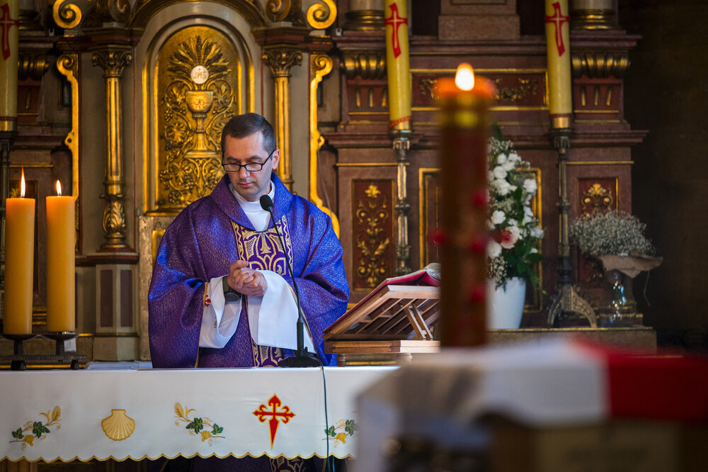 Uroczystości pogrzebowe Józefa Lewickiego, żołnierza VII Śląskiego Okręgu NSZ – Szczyrk, 6 września 2024. Fot.: IPN K. Łojko