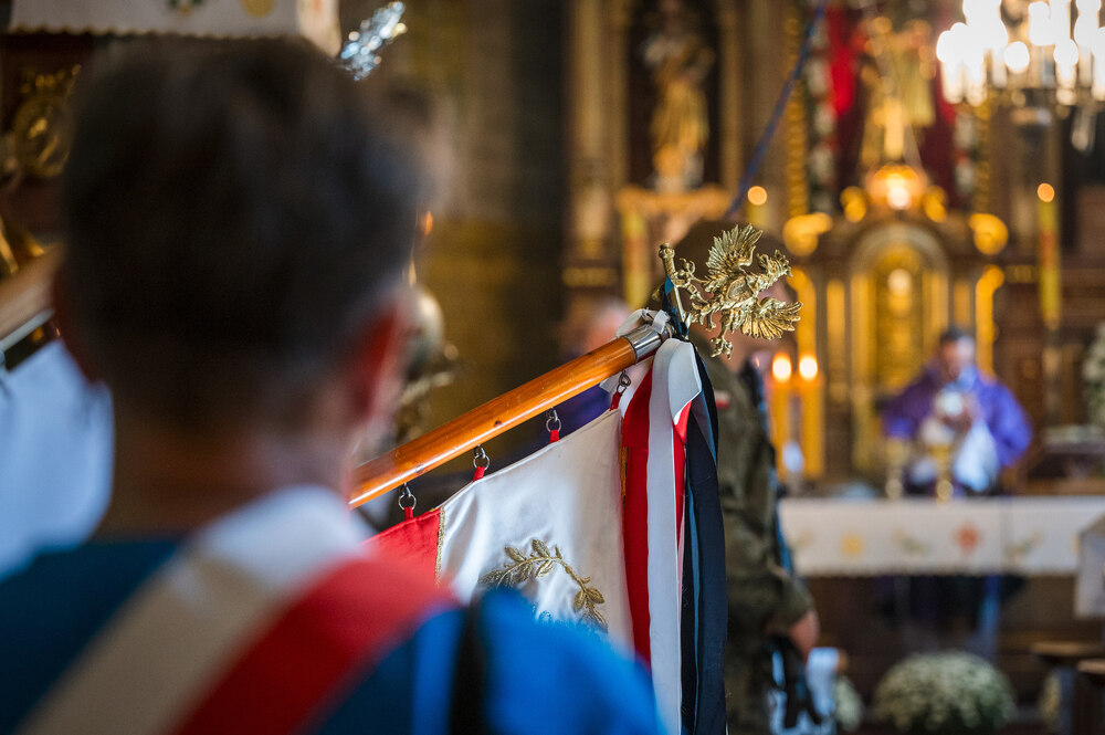 Uroczystości pogrzebowe Józefa Lewickiego, żołnierza VII Śląskiego Okręgu NSZ – Szczyrk, 6 września 2024. Fot.: IPN K. Łojko