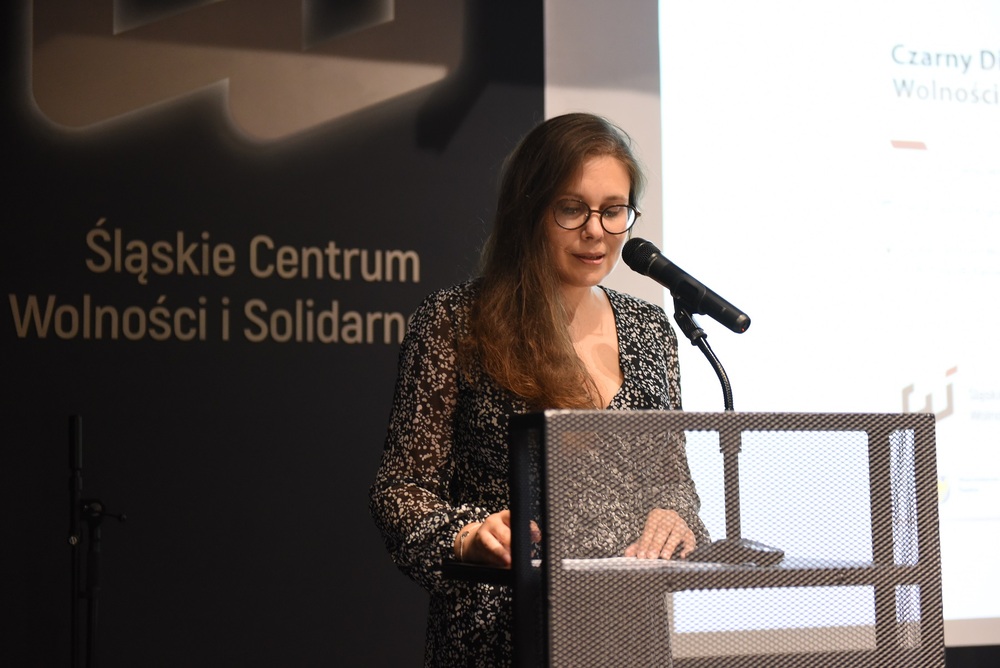 Katowicki Oddział IPN został uhonorowany nagrodą Czarny Diament Wolności. Fot. Monika Kobylańska/IPN