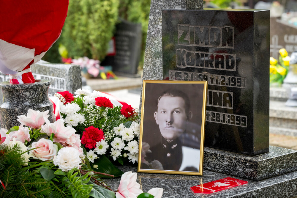 Uroczystość oznaczenia grobu powstańca śląskiego śp. Konrada Zimonia znakiem pamięci „Tobie Polsko” – Rybnik, 10 września 2024. Fot.: IPN K. Łojko